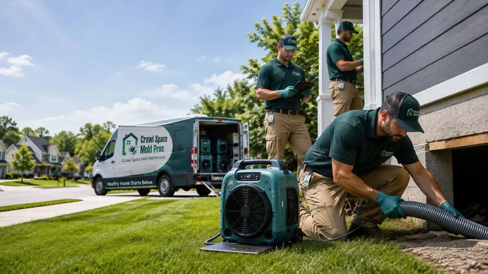 Crawl Space Mold Removal in Buffalo, WY